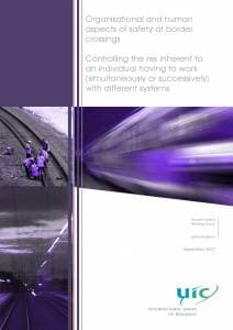 Organisational and human aspects of safety at border crossings
